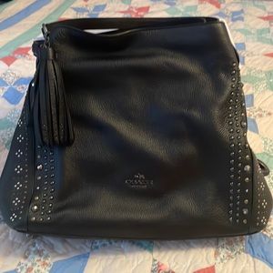 Black Coach shoulder bag